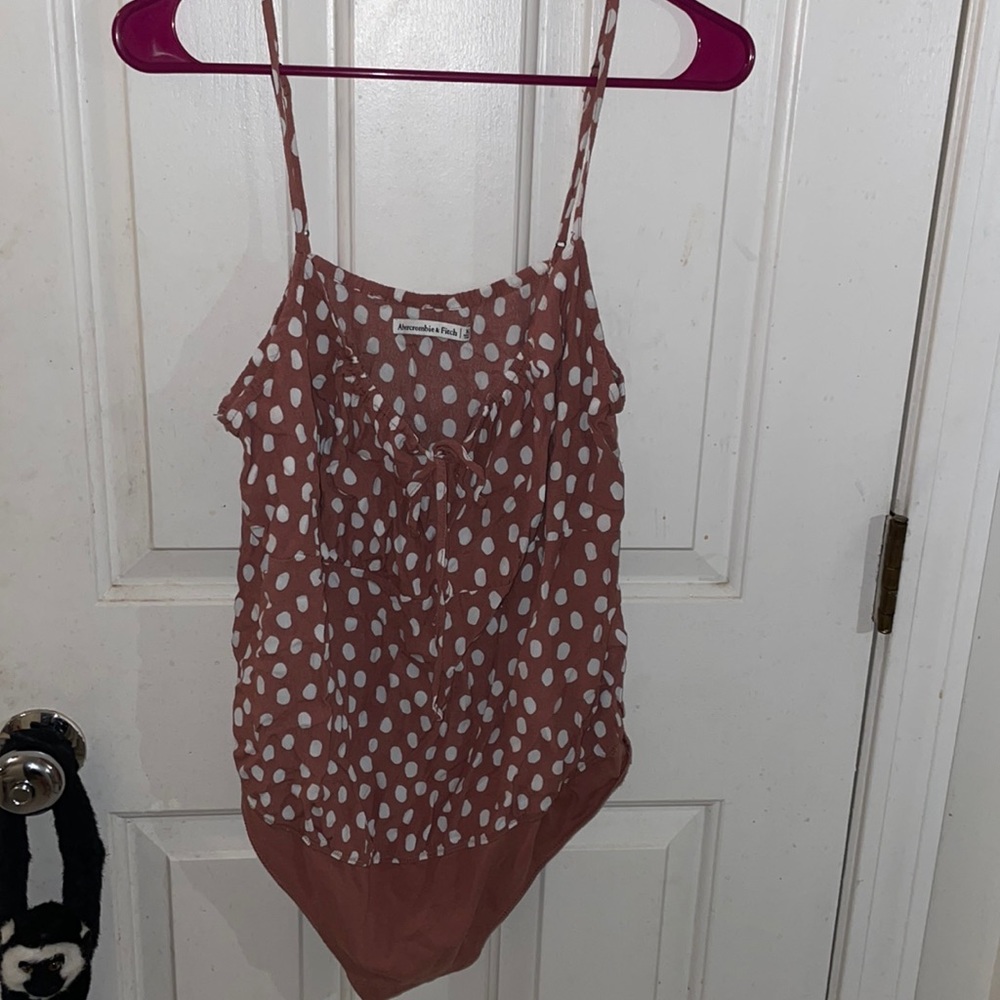 Cute polka dot body suit